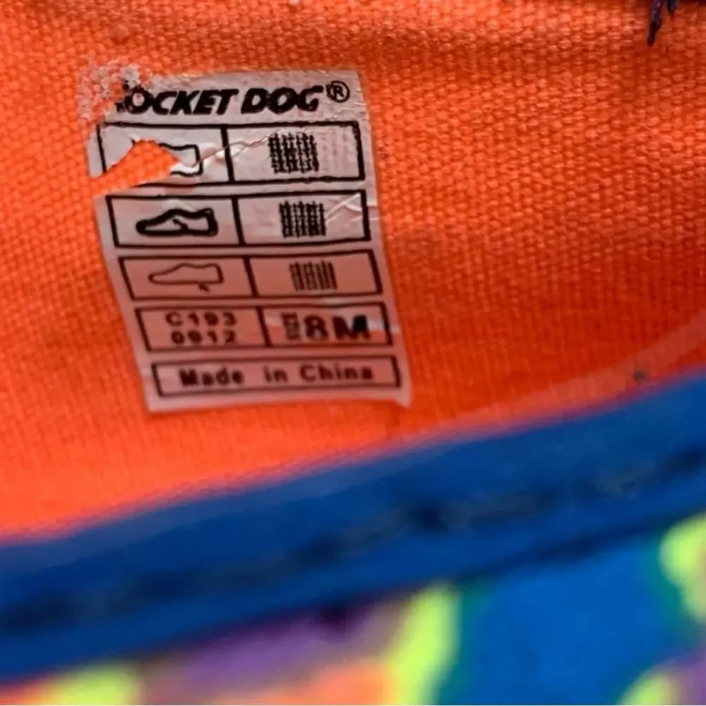 Rocket Dog women's size 8 electric boogie cotton platform sneakers